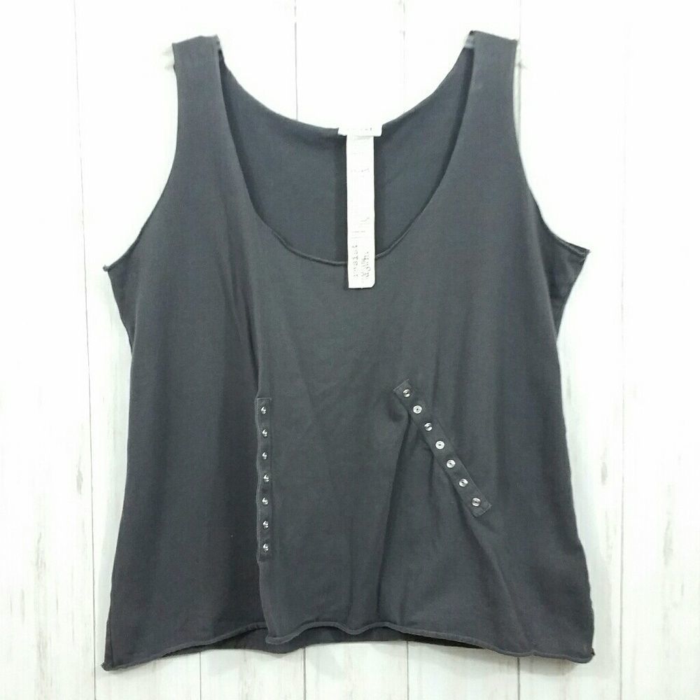 Re.Set Snap Button Gothtank Top Size 46 - image 4